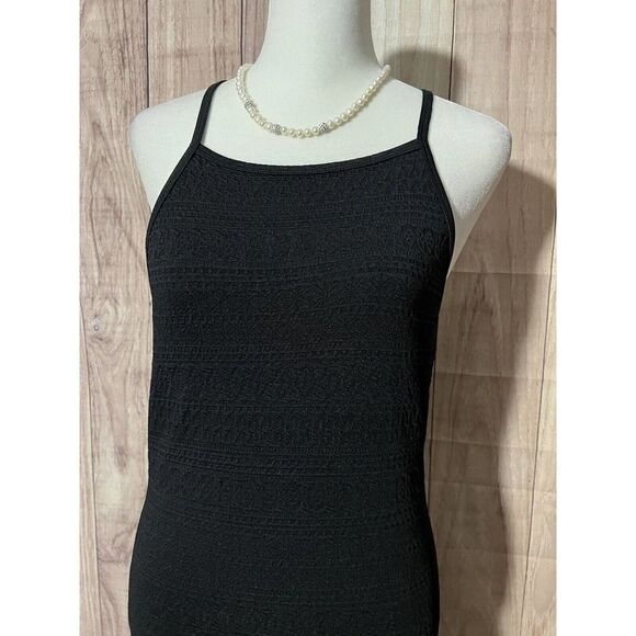 WOMENS BLACK PENCIL GARAGE DRESS - Picture 3 of 10